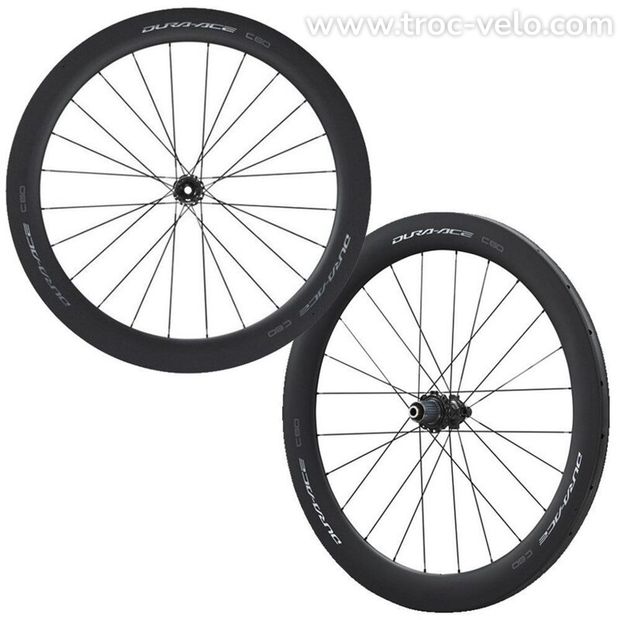 Roues SHIMANO DURA ACE C60 Boyaux Disc 12v R9270 SHIMANO 86400