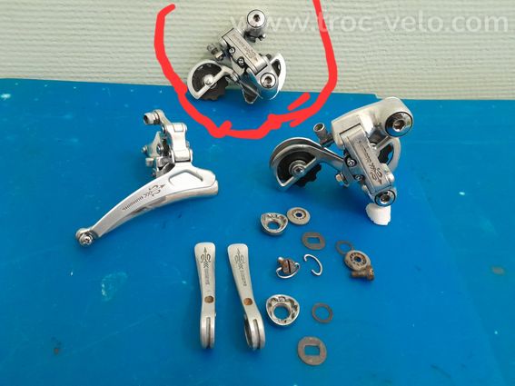 Dérailleur Avant Shimano 105 FD-A105 Neuf - Double Plateau, Argent, 28.6mm - Pour Vélo Route