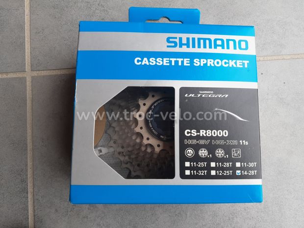 Cassette SHIMANO ULTEGRA CS R8000 14-28T - 1