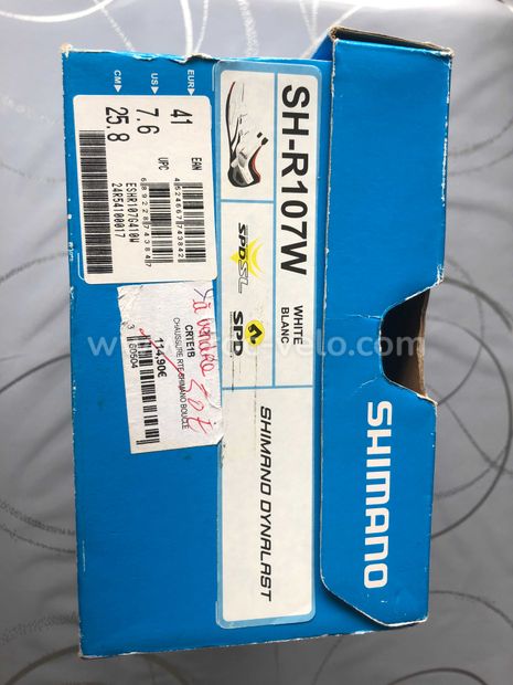 Shimano SH-R107W dynalast SPD  - 5