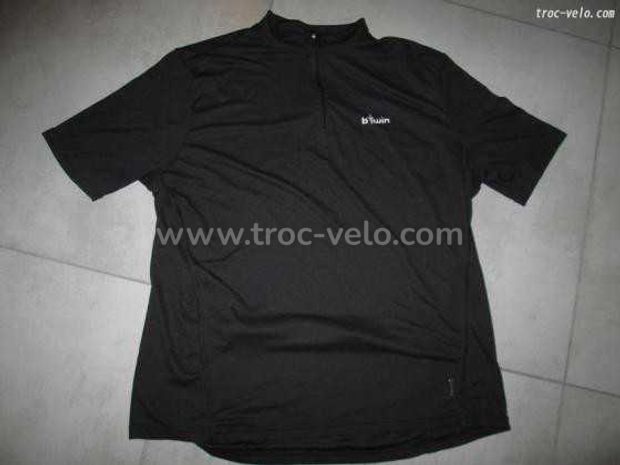 Maillot b'twin noir taille xl - 1