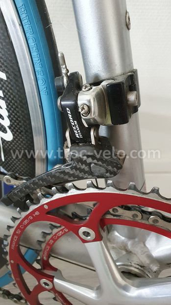 Vélo vintage Merckx alu- carbone 57 cm - montage Campagnolo Record et Centaur - roues Carbone Campagnolo - 1