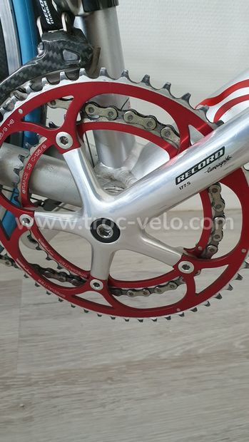 Vélo vintage Merckx alu- carbone 57 cm - montage Campagnolo Record et Centaur - roues Carbone Campagnolo - 2