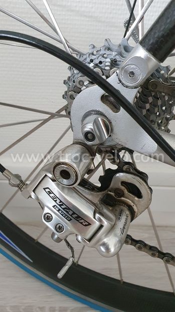 Vélo vintage Merckx alu- carbone 57 cm - montage Campagnolo Record et Centaur - roues Carbone Campagnolo - 9