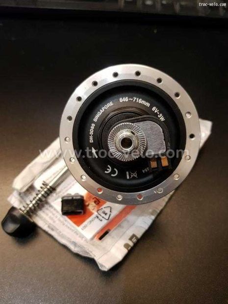 Moyeu dynamo shimano dh-3d80 36t - 1