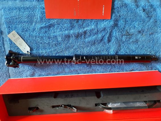 Tige de selle vtt telescopique switch sw-100 alu noir diam. 30.9 l370mm
