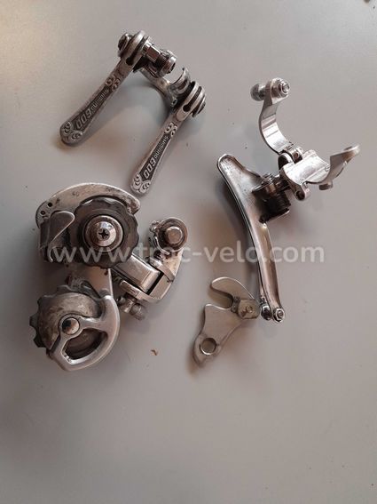 Leviers Vitesse Vélo 18/21 Vitesses - Alliage Alu, Câbles Inox, 1 Paire, Compatible 22,2 Mm VTT Route