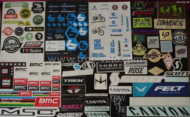 Autocollants marque de vélo - 1