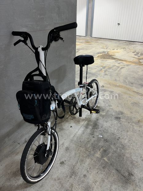 Velo electrique pliant brompton hot sale