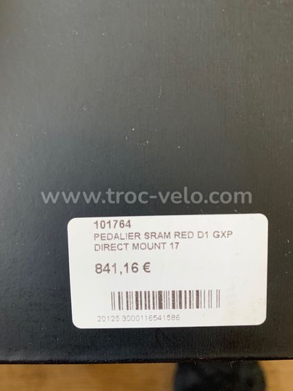 Pédalier SRAM RED GXP D1 - 172,5mm - 35x48 - 2x12 Vitesses - Neuf
