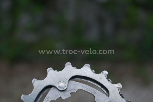♦ Cassette vélo de course / route Campagnolo Record Titanium / 11-26 dents / 10 vitesses / 185 gr / Etat: top ♦ - 3
