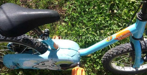 Velo 3-6 a roues 14 pouces btwin sans roulett - 2