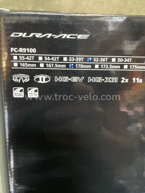 Pédalier Shimano Dura Ace FC-R9100 2×11s - 4