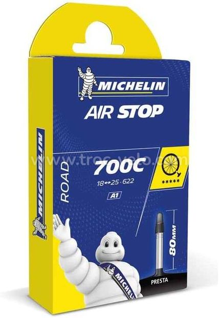 Chambres à Air MICHELIN AIR STOP Standart Butyl Valve Presta. - 1