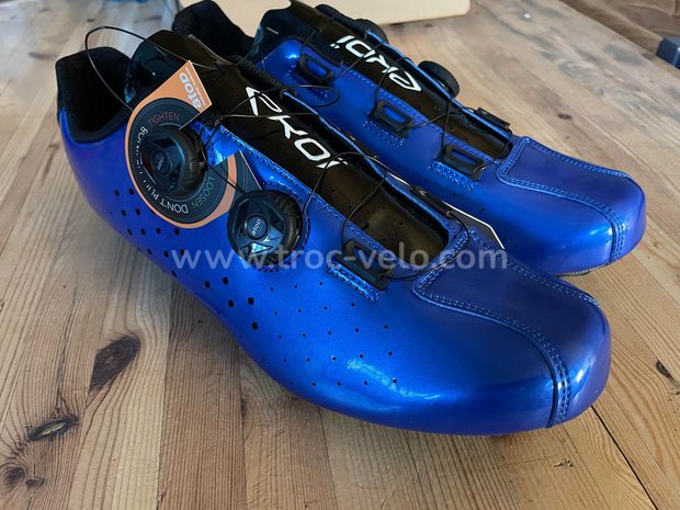 chaussure route carbone EKOI R4 evo chrome bleu t 46 EKOI