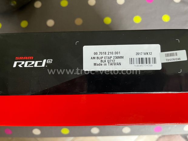 2 manettes Sram eTap blip 230mm - SRAM - 60270 - Troc Vélo