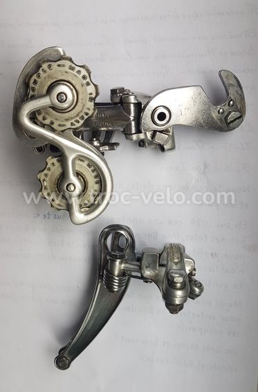 Dérailleur Avant Campagnolo Record – Pour Pièces, Tirage Bas, Fixation Collier, 6 Vitesses