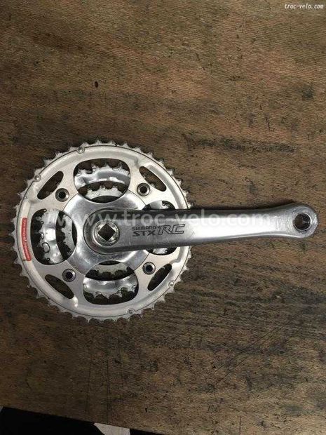 Manivelle pédalier vintage shimano stx rc - 1
