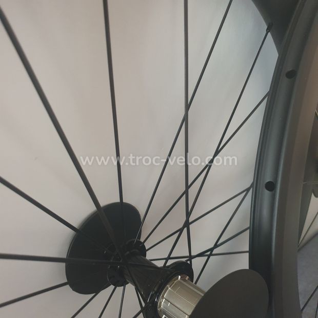 Dispo 👍 Paire carbone 50mm neuve pour pneu chambre ou tubeless  - 2