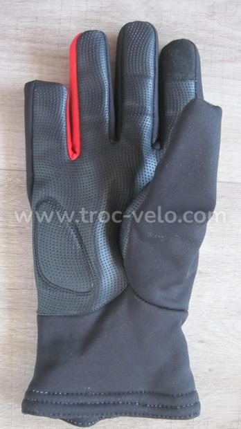 gants hiver EKOI Ice zipper hipora noir et rouge taille M récents - 3