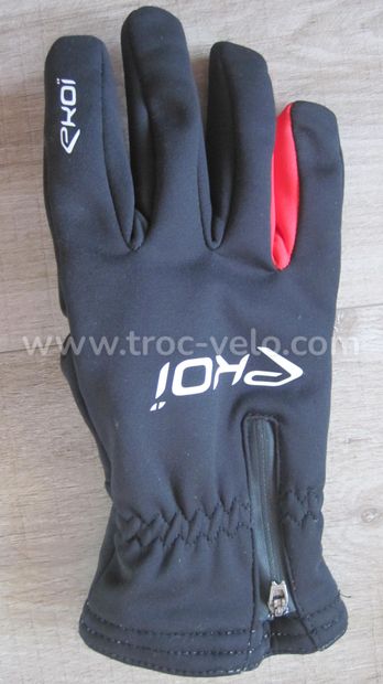 gants hiver EKOI Ice zipper hipora noir et rouge taille M récents - 4