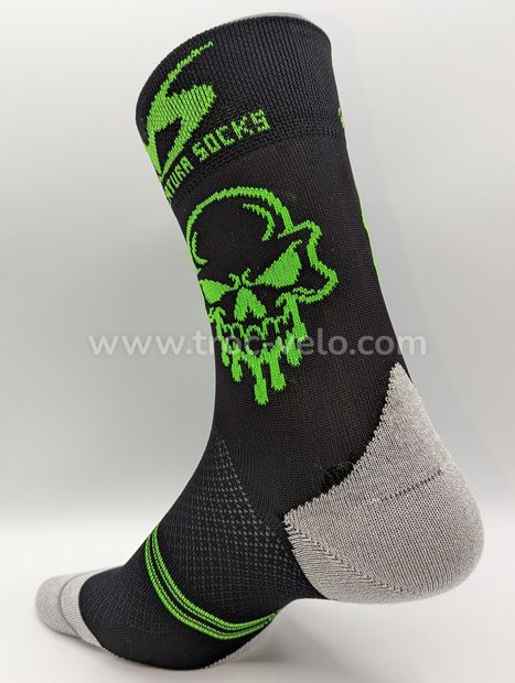 NEUF - Lot de 4 paires de chaussettes Cyclisme - Running - TETE DE MORT - Ventura Socks - 3