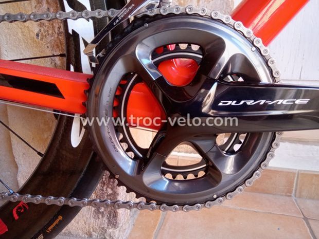 Vends/échange vélo BMC SLR01 team machine route carbone, roues zipp 404 course - 3