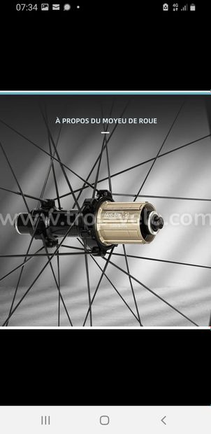 😍😍😍 paire roues carbones 38mm ultra light 1,28kg patin/pneu/tubeless ready  - 2