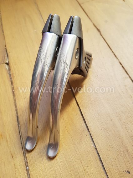 Leviers De Frein Vintage Modolo Speedy Noir - Pour Vélo De Route Rétro, Italie, Occasion
